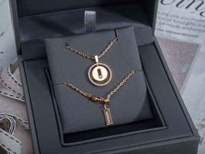 [Eterna Jewels]LUCKY MOVE PM NECKLACE PINK GOLD DIAMOND