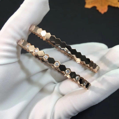 [Eterna Jewels]BEE LOVE PINK GOLD DIAMOND BRACELET
