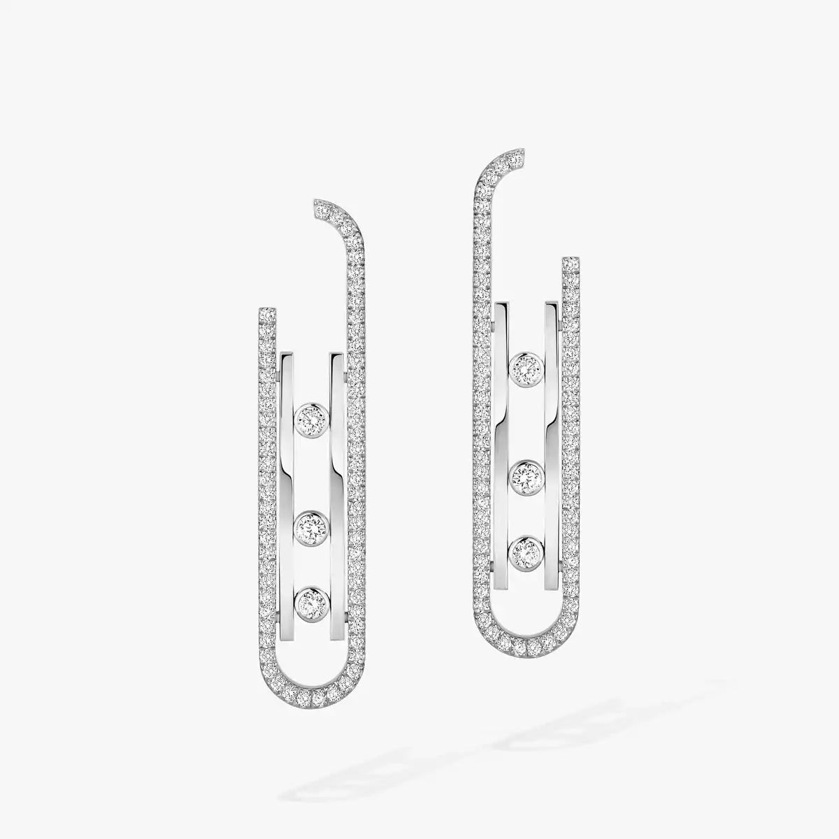 [Eterna Jewels]Diamond Pendant Earrings Move 10Th
