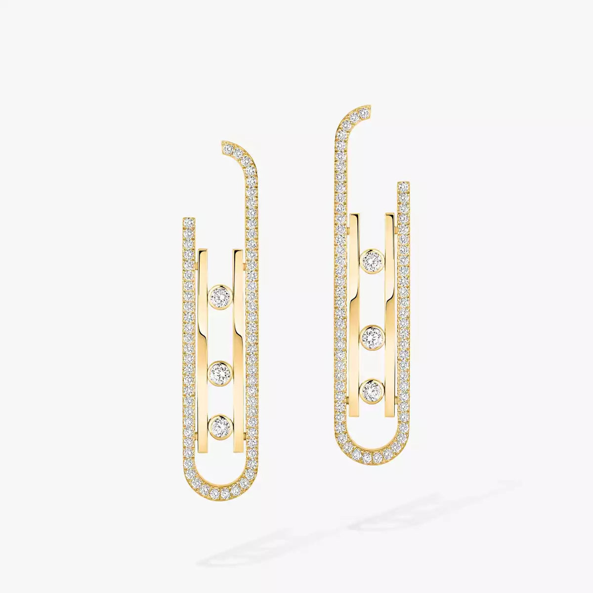 [Eterna Jewels]Diamond Pendant Earrings Move 10Th