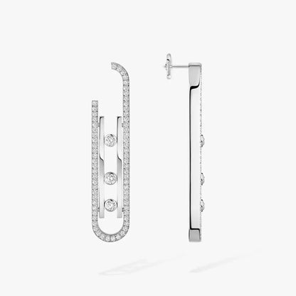 [Eterna Jewels]Diamond Pendant Earrings Move 10Th