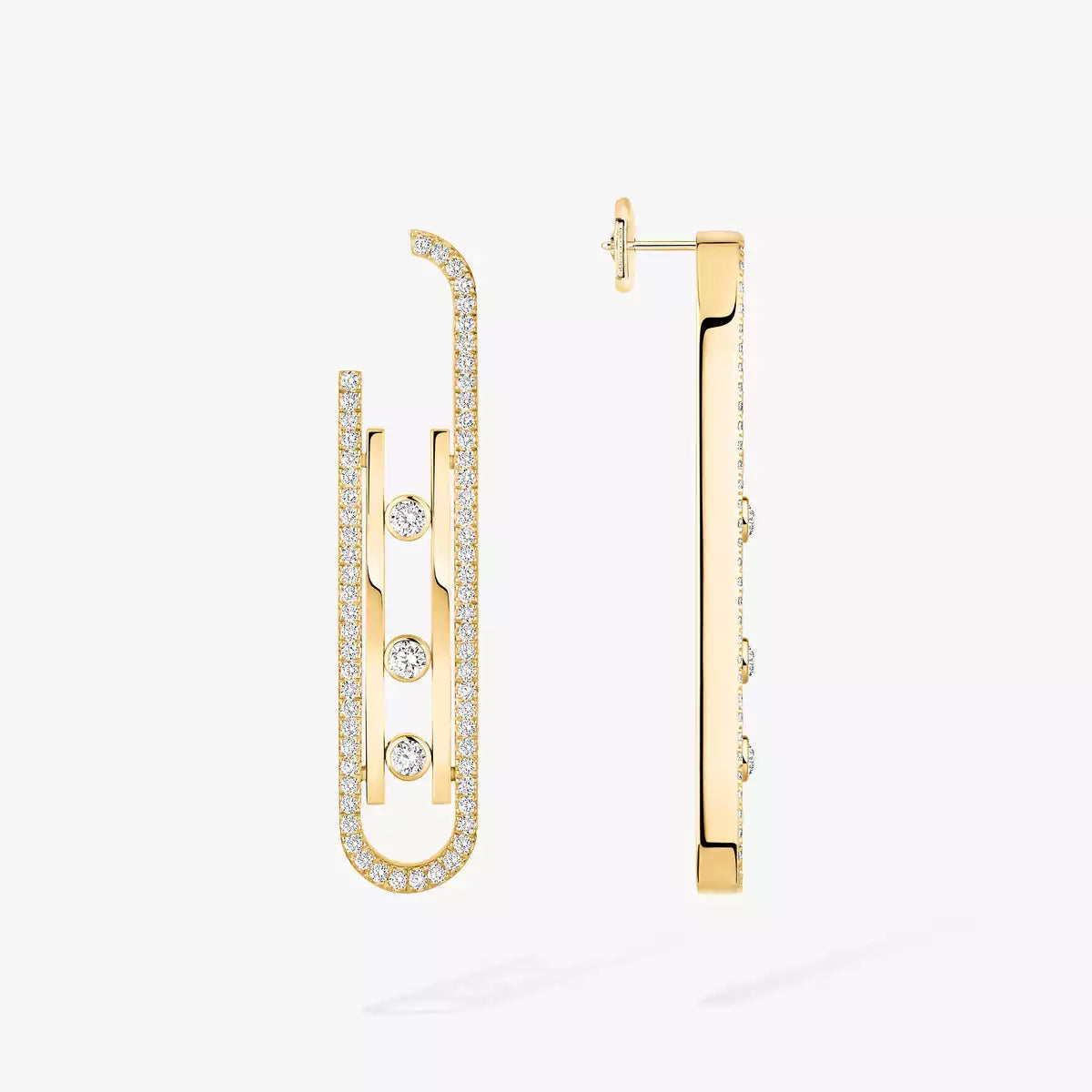 [Eterna Jewels]Diamond Pendant Earrings Move 10Th