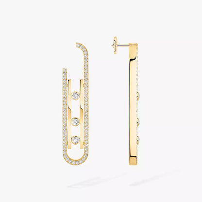 [Eterna Jewels]Diamond Pendant Earrings Move 10Th