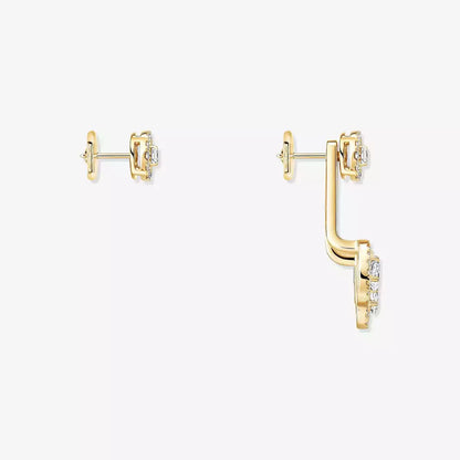 [Eterna Jewels] My Twin Trio  Diamond Earrings
