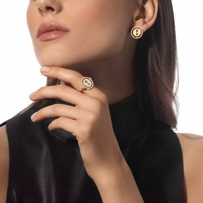 [Eterna Jewels]Lucky Move Diamond Earrings